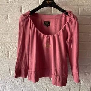 Vivienne Westwood Anglomania Long Sleeve Top Size M
